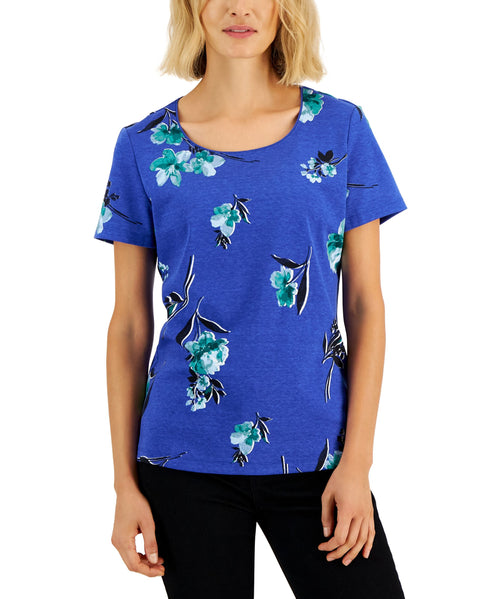 Women's Venus Fleur Printed Relaxed Top